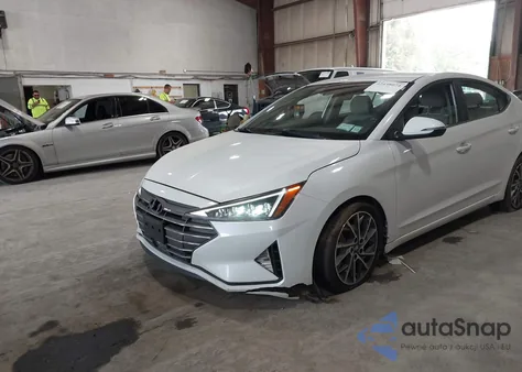 2020 Hyundai Elantra Limited из США, поврежденный, VIN 5NPD84LFXLH565056